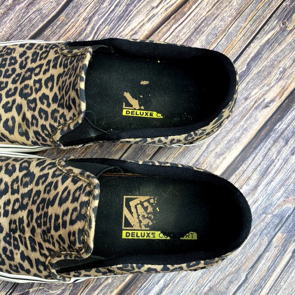 Vans Leopard Print Slip-On Sneakers - Picture 5 of 7